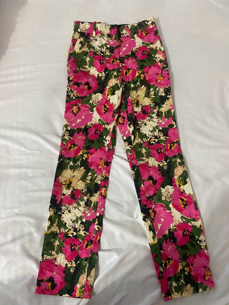 Floral Print Pants