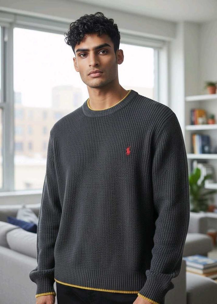 Ralph Lauren Solid Pullover | Chest 48