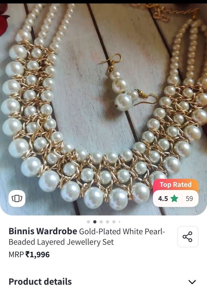 Pearl Layered Jewellery Set
