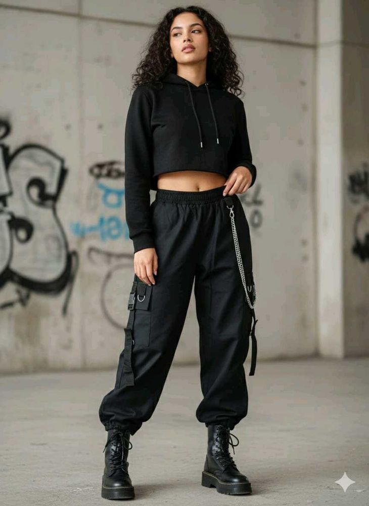 Black Cargo Pants