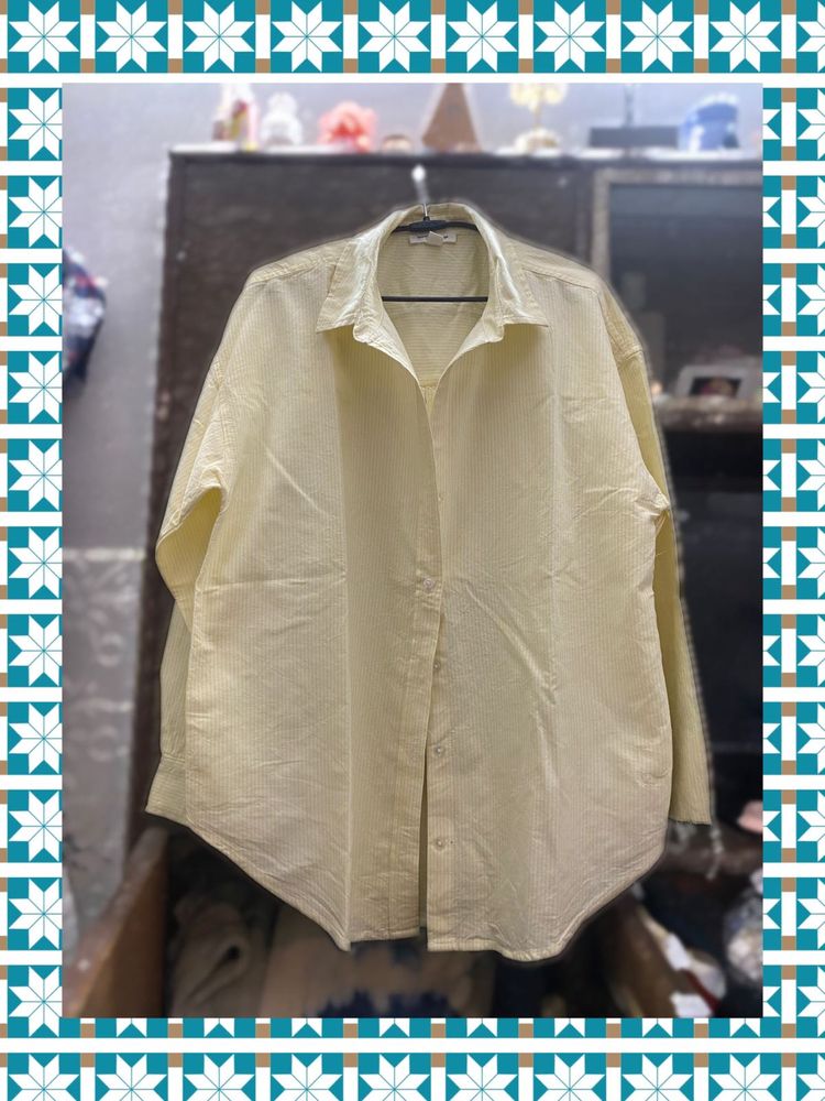 Oversized Button-Down Shirt {S/M/L} available