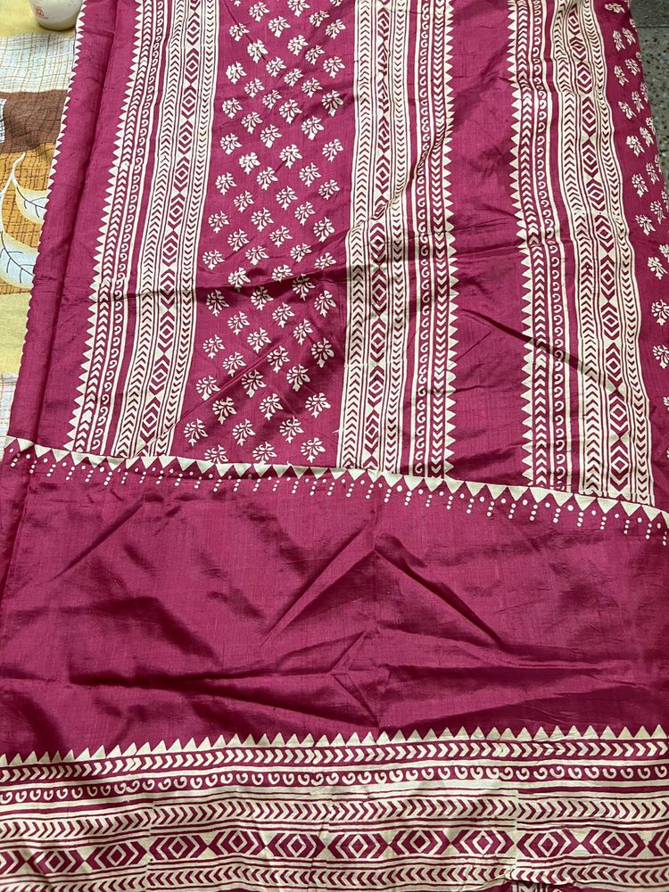 Used Katan Silk Saree for Sale