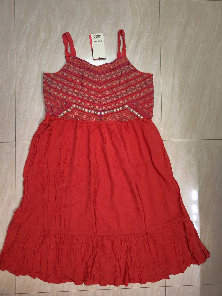Casual Embroidered Sundress