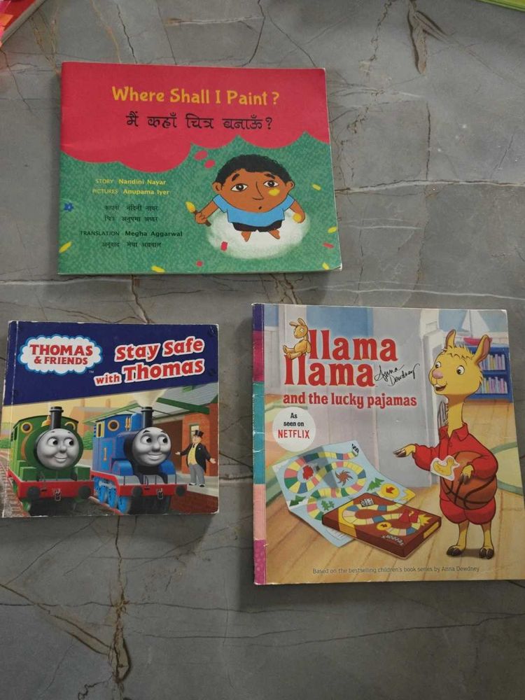 Kids Books - Llama , Thomas And Hindi Story