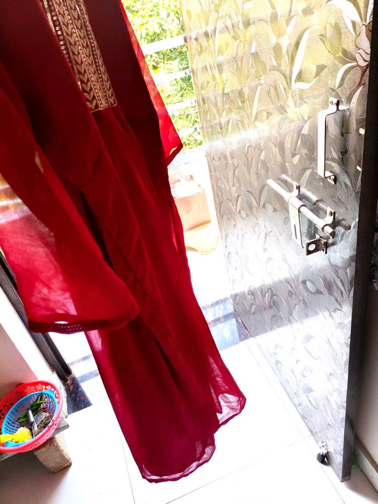 Elegant Red Kurta