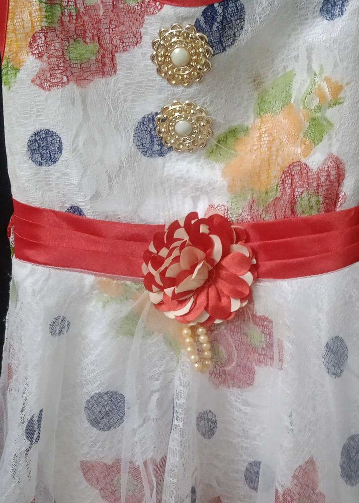 Long Net Frock