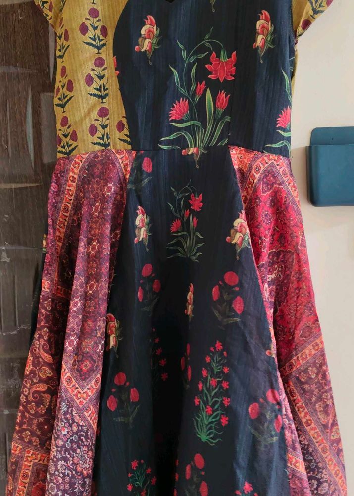 A Floor Touch Kurta For Women With Extra Margin
