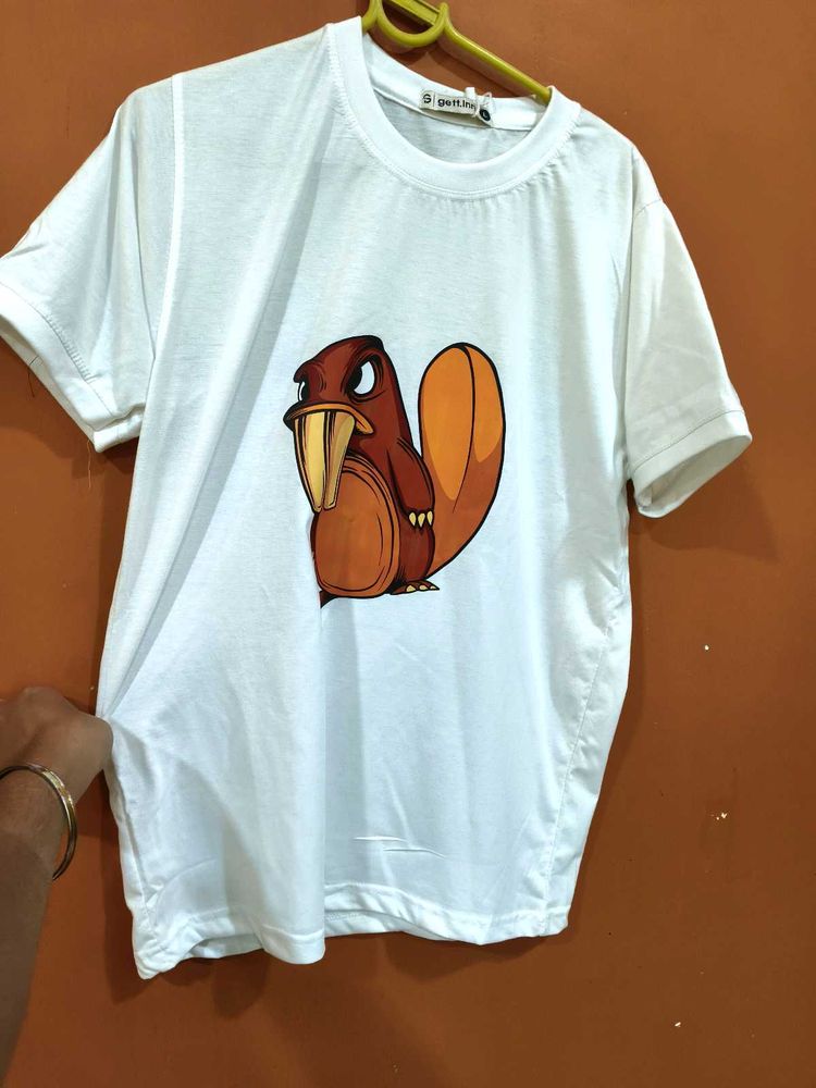 Graphic Print Tee L SIZE