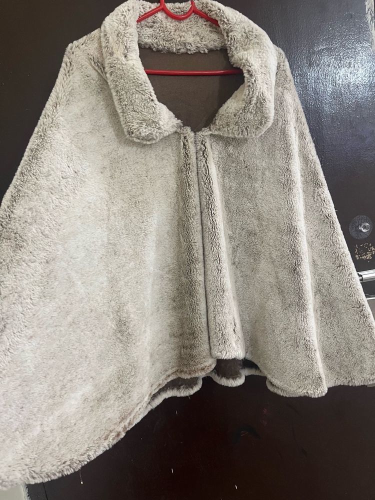 Cozy Faux Fur Cape
