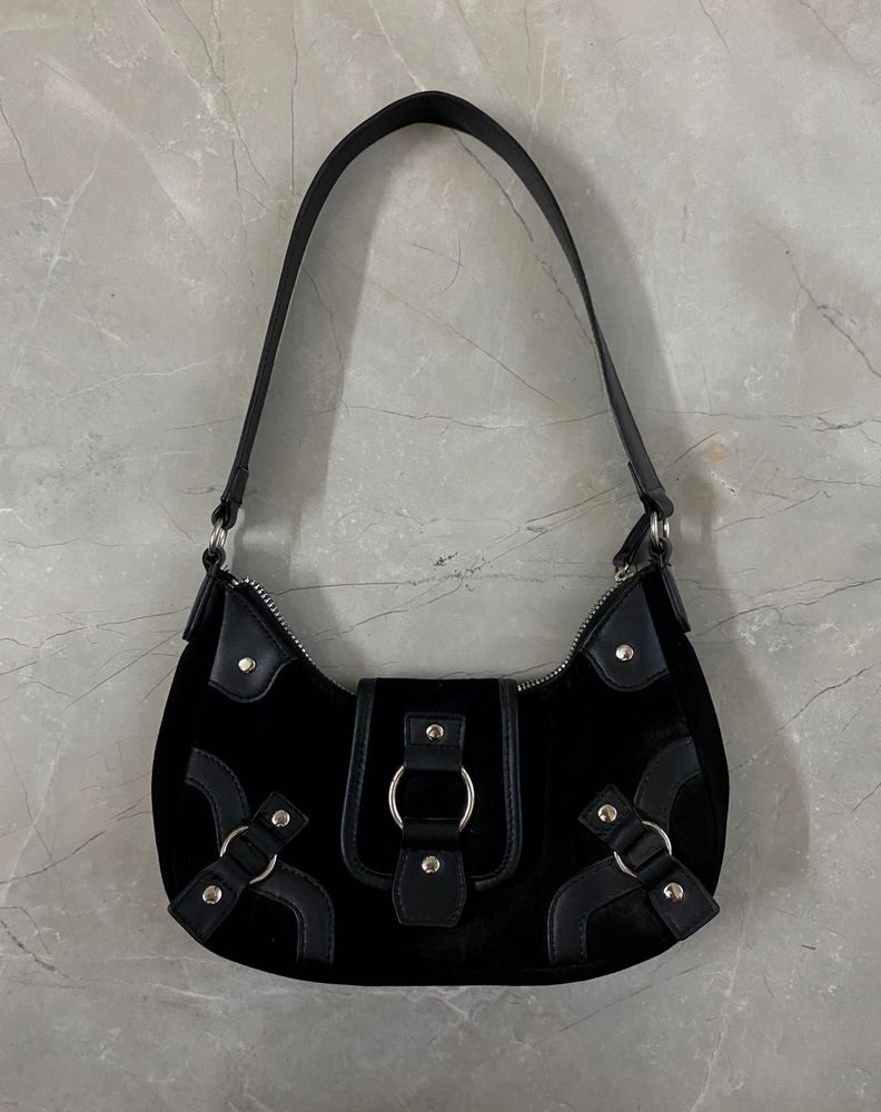 H&amp;M Black/Pattern Shoulder Bag