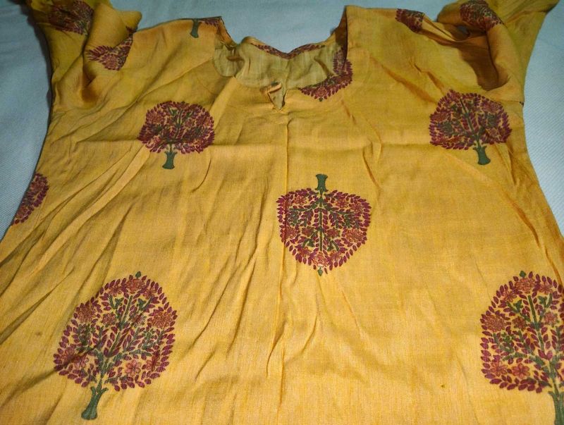 Yellow Printed Kurta 💗