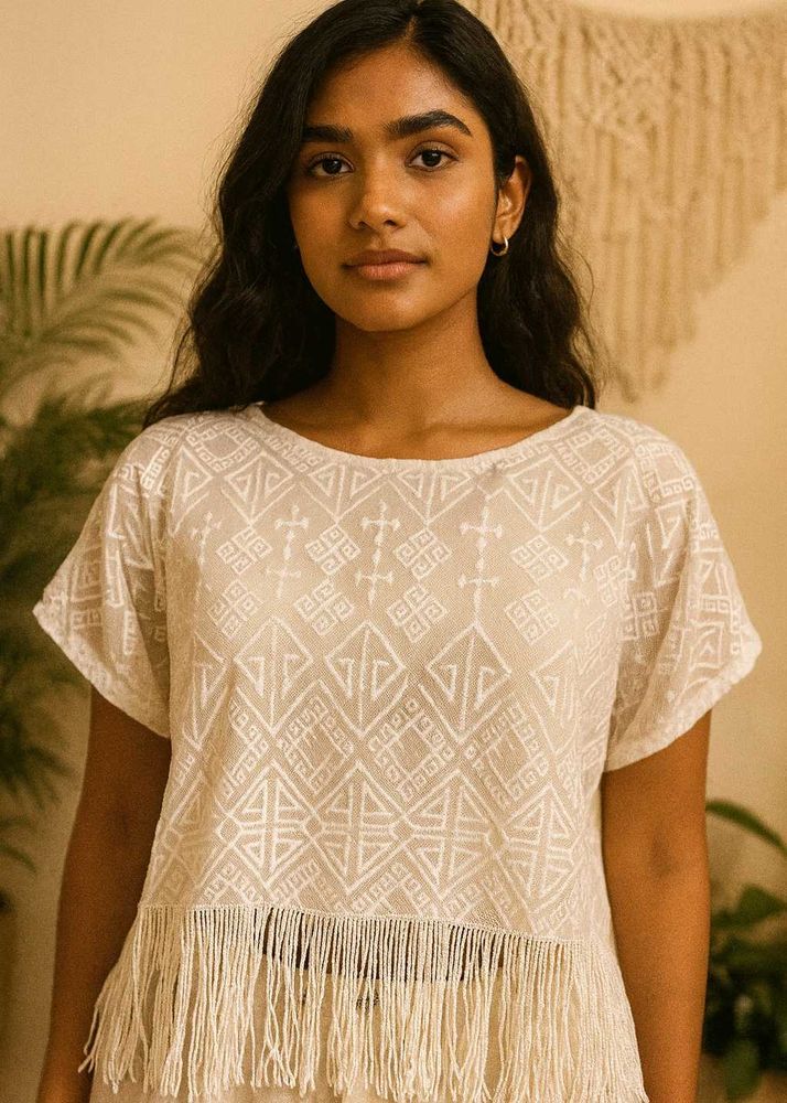 🎄Buy 1, Get 1 Free🎁S/ M Size  Fringe Top