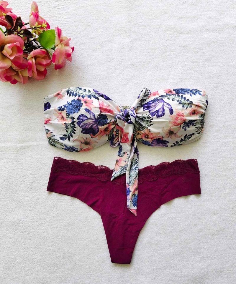 H&amp;M : Floral Bikini Set