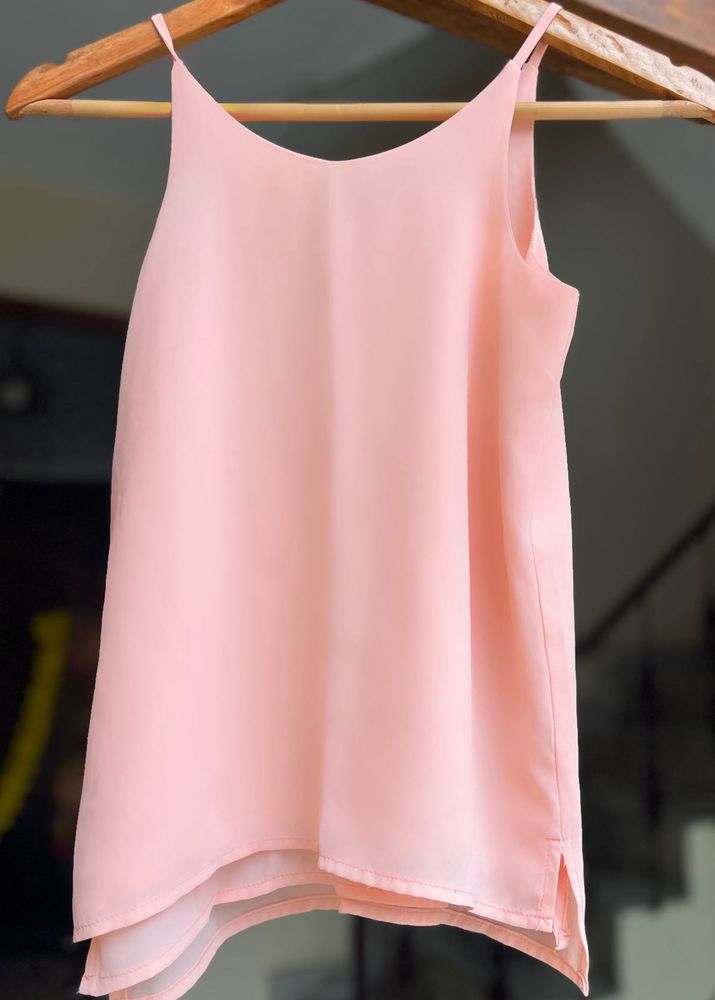 Spaghetti Strap Peachy Pink Top