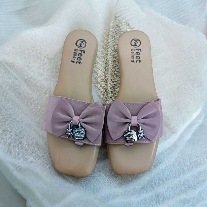 Cute Pink Bow Sandals