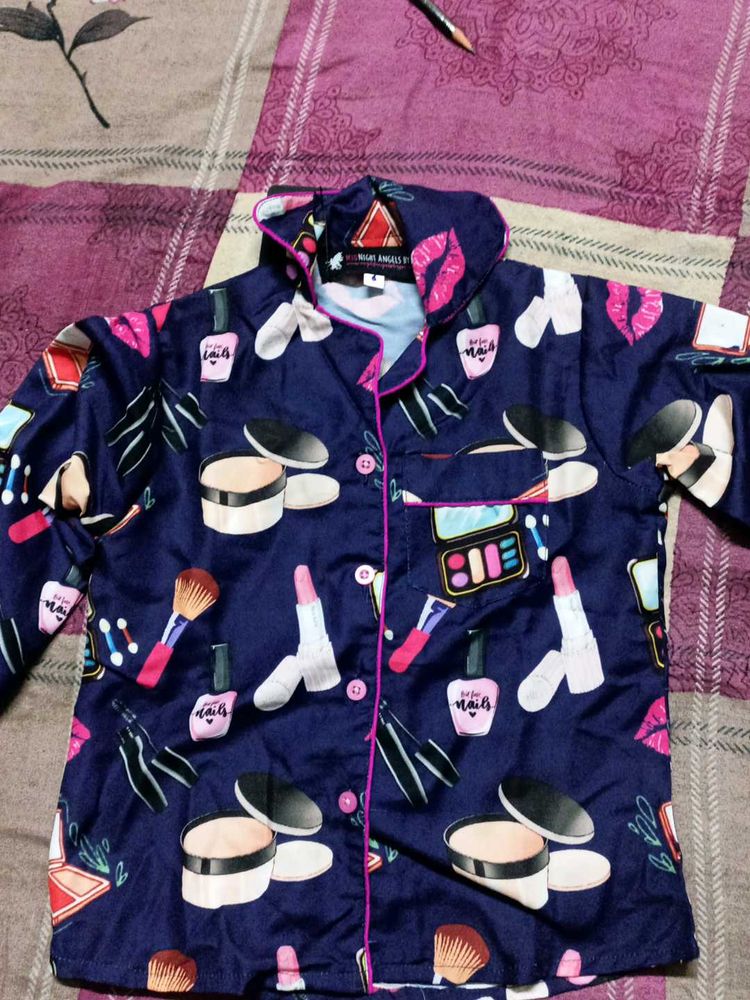 Cute Printed Pajama Set