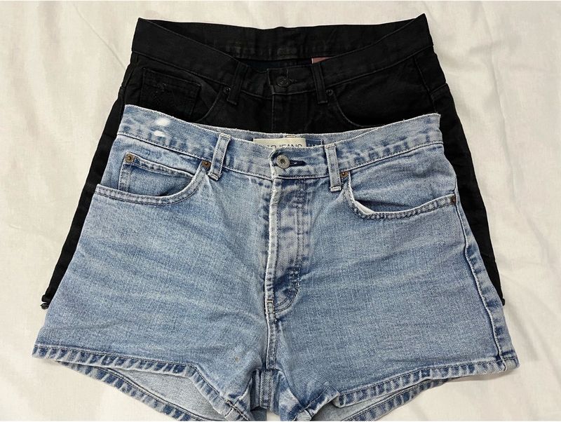 Combo! GAP Blue And Black Denim Shorts Bundle