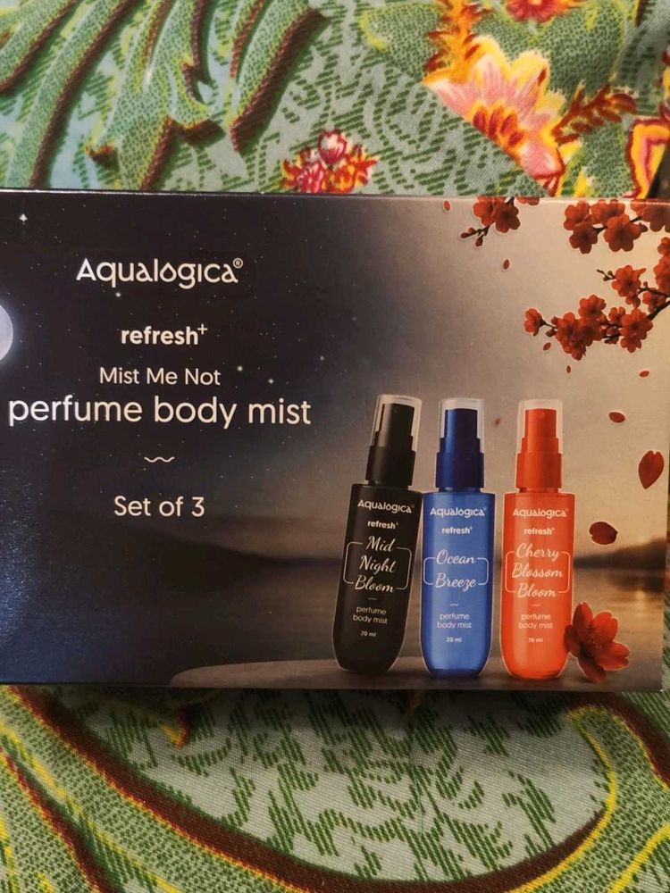 Price Drop! Aqualogica Perfume Body Mist Set