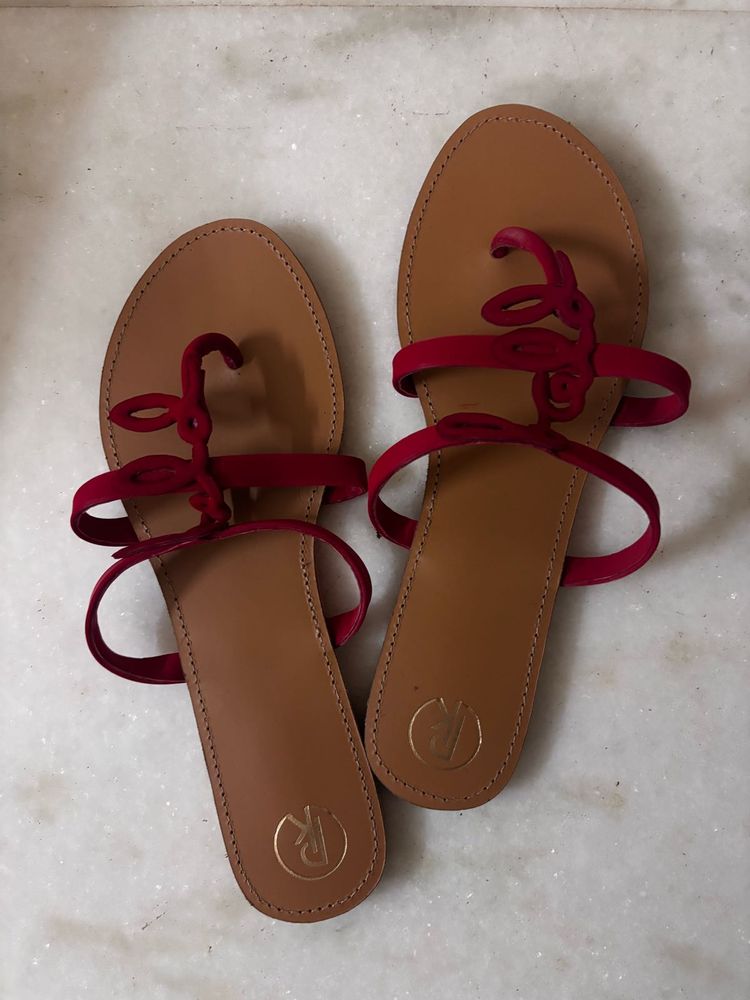 Red Flats &amp; Sandals