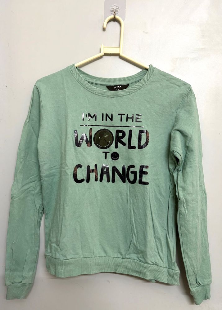 Cute Mint Green Sweatshirt