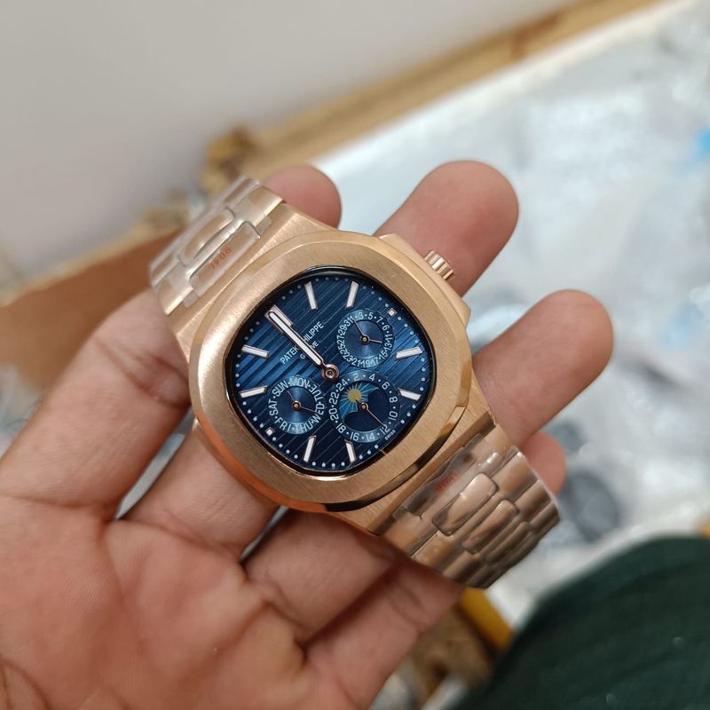 New Patek Phillippe Rose Gold Watch Clone