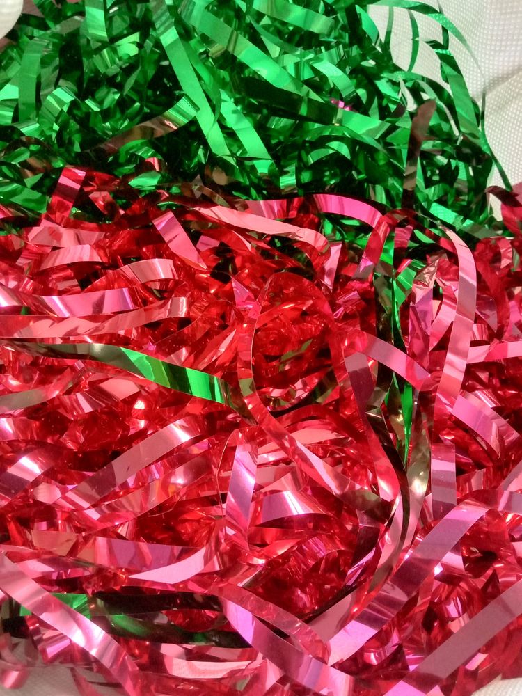 Birthday Foil Curtain Pack Of 3 (2 Green And 1 Red)
