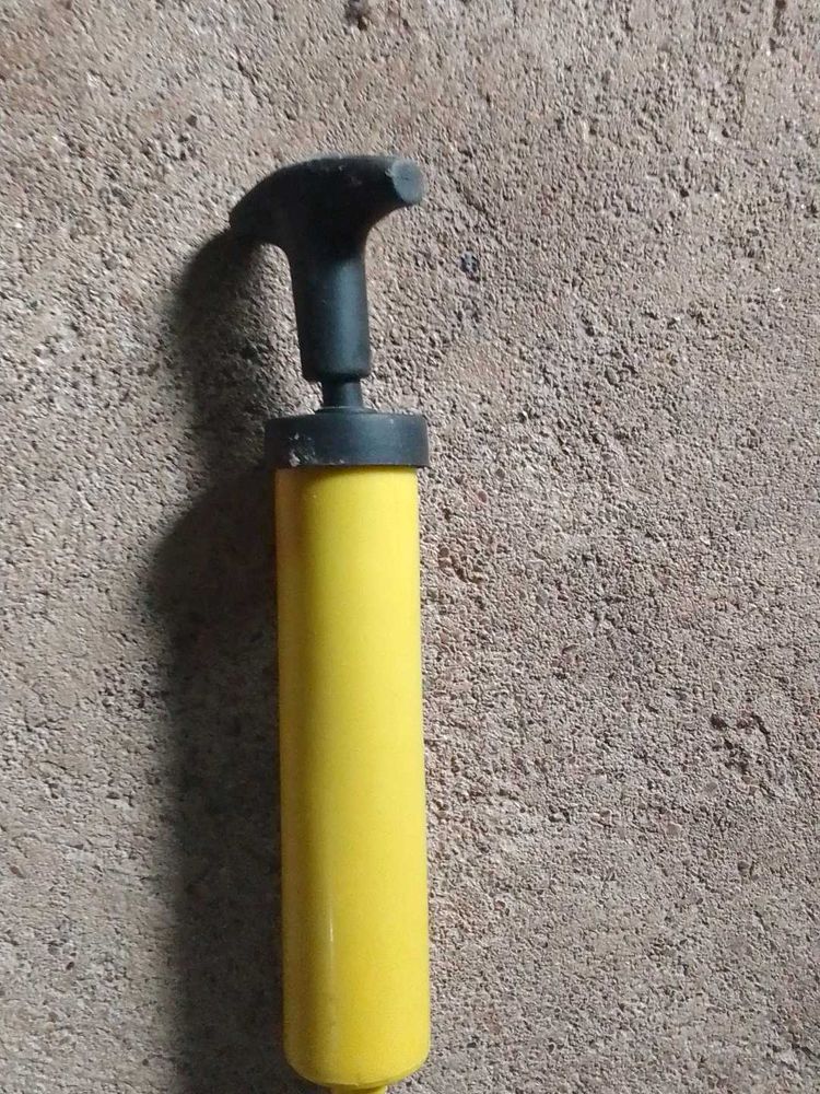 Football Pump Yellow Black Colour Best Product