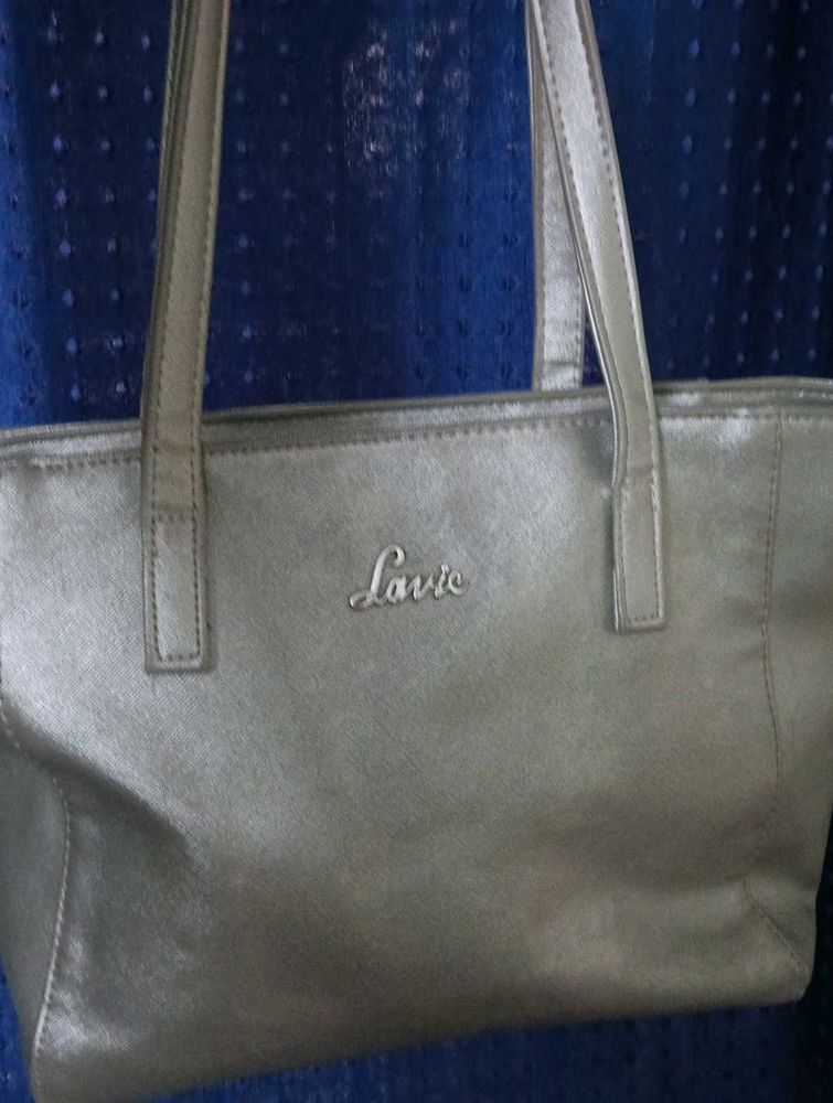 Lavie Silver Tote Bag