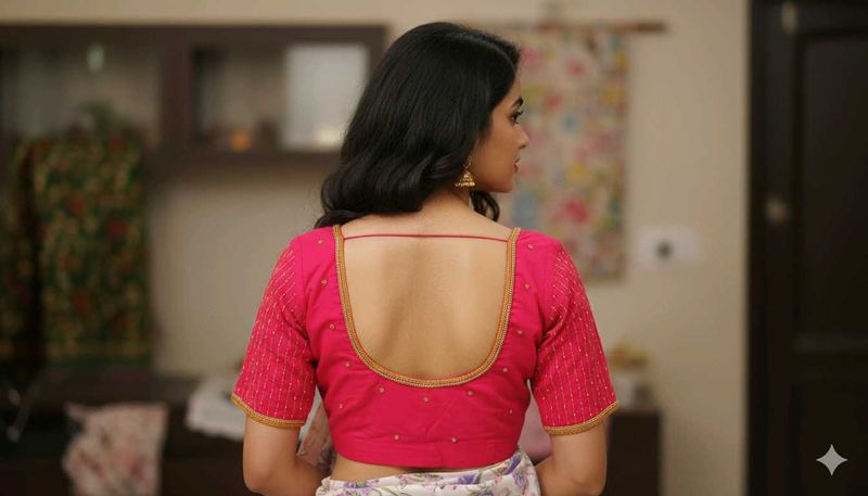 Pink Readymade Blouse