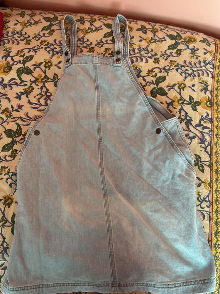 Denim Dungaree Short For Summer