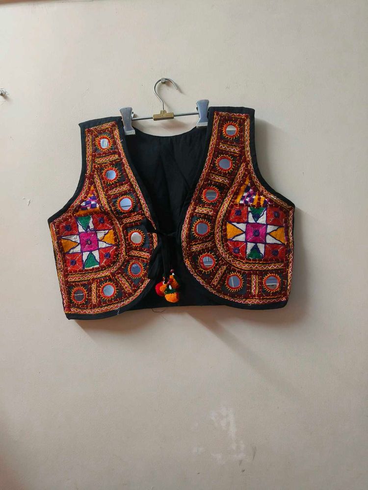 Mirror Work Traditional Jacket