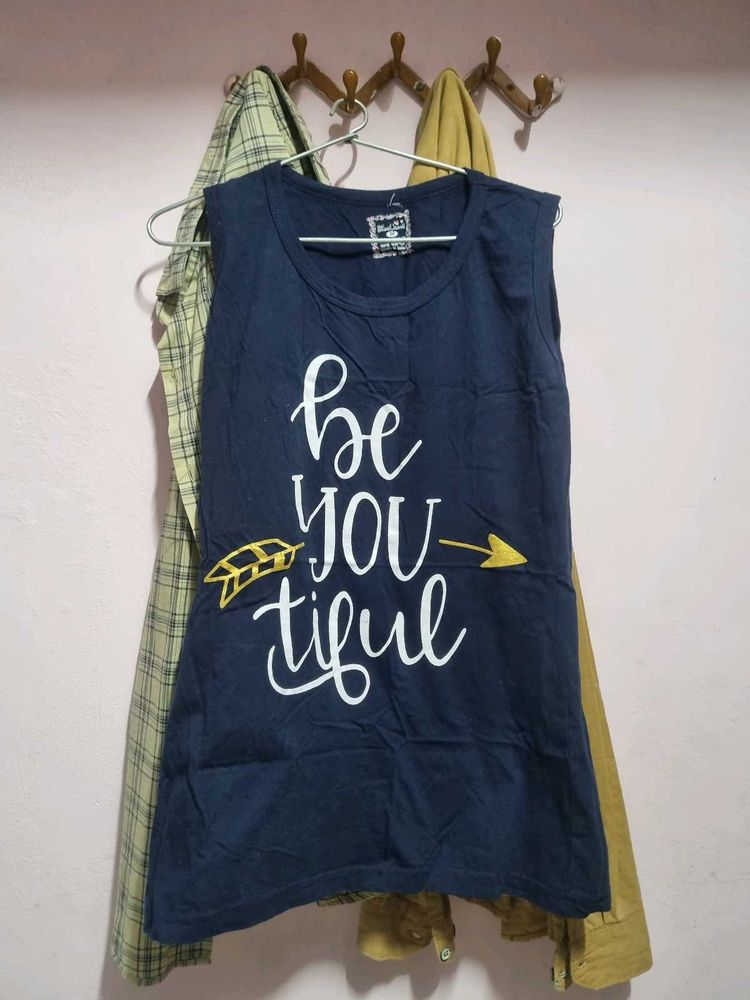 Sleeveless T Shirt