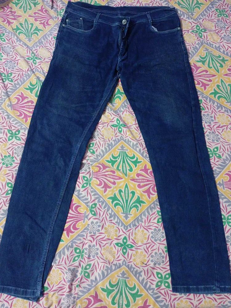 Dark Blue Denim Jeans