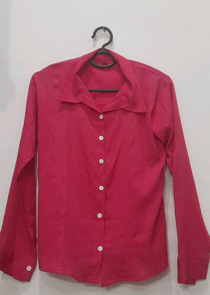 Elegant Pink Formal Shirt – Chic &amp; Confident Look