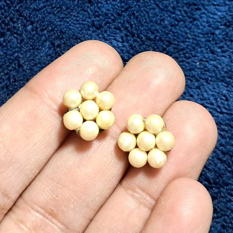 Pearl Cluster Earrings