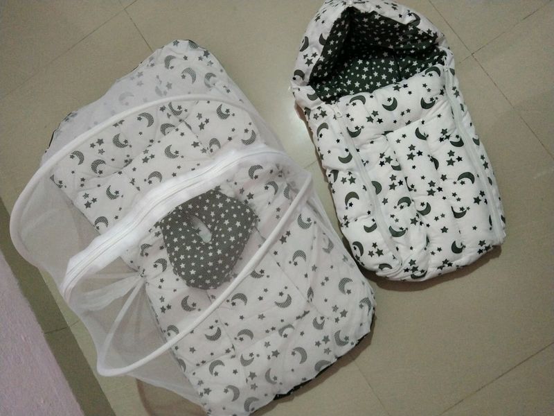 Combo Of New Baby Bedding Set And Sleeping Bag