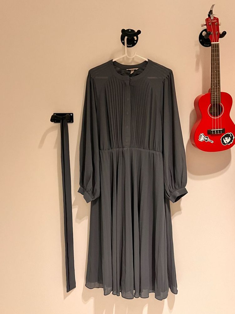 grey h&amp;m dress