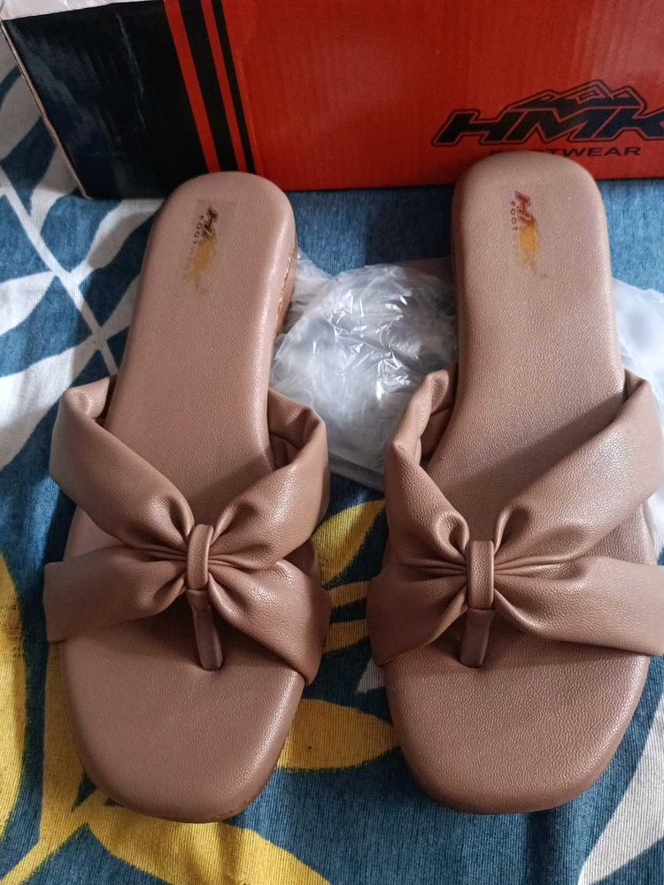 Cute Bow Thong Sandals