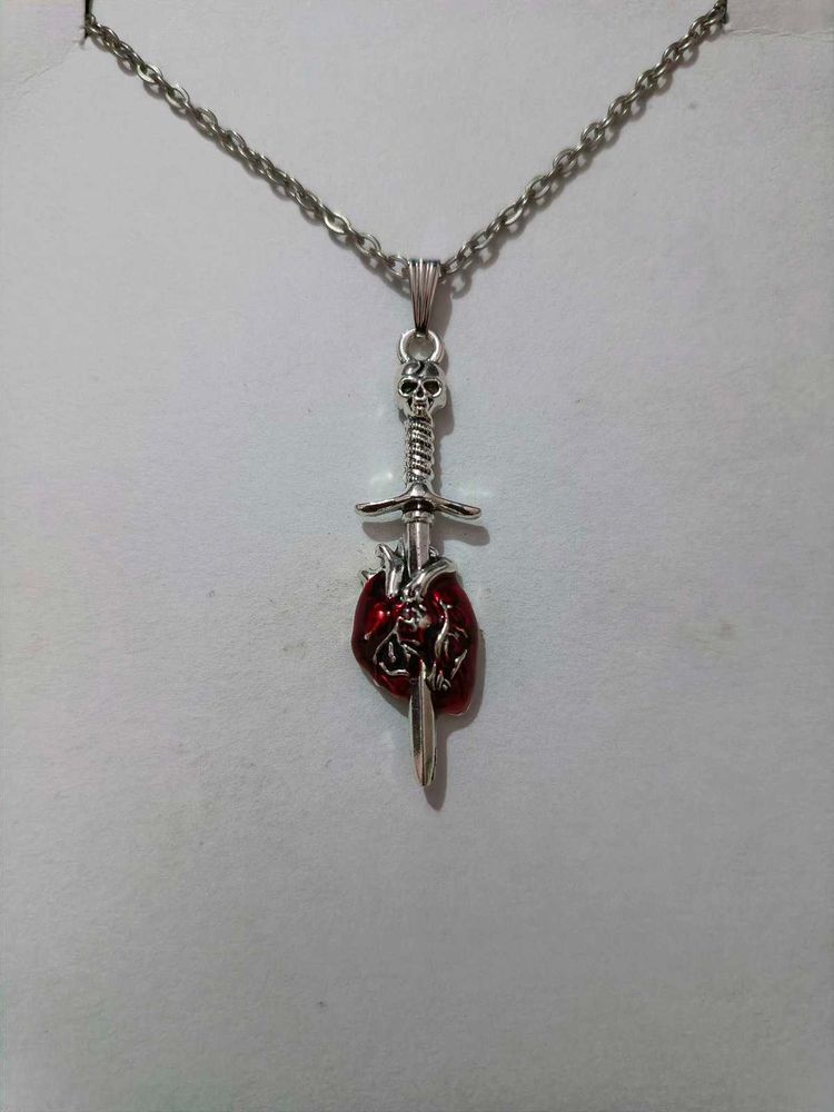 Heart Dagger Necklace