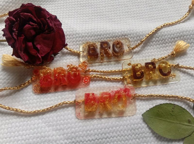 Resin Rakhi Handmade By Resinas._.art Brand Its 6cm Size