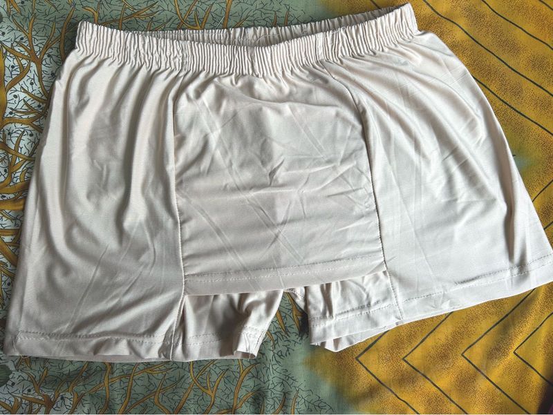 Cream Shorts