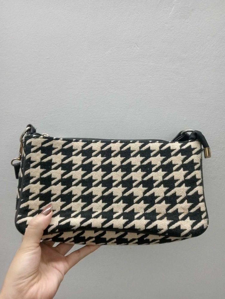 Houndstooth Handbag