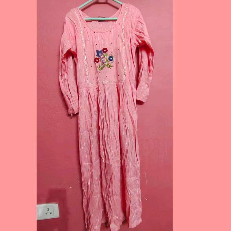 Pink Kurta Women(L)Size