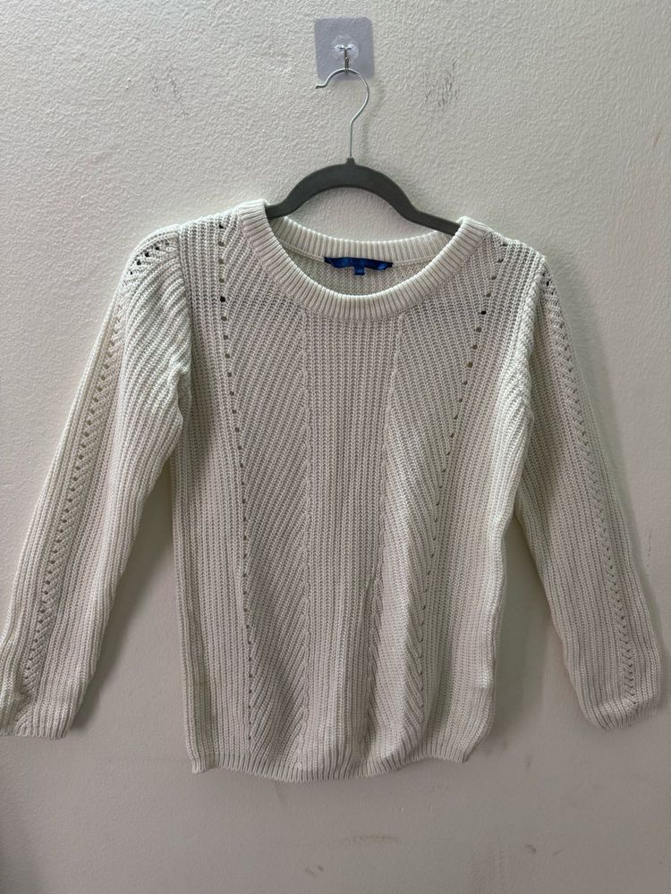 Annabelle White Sweater