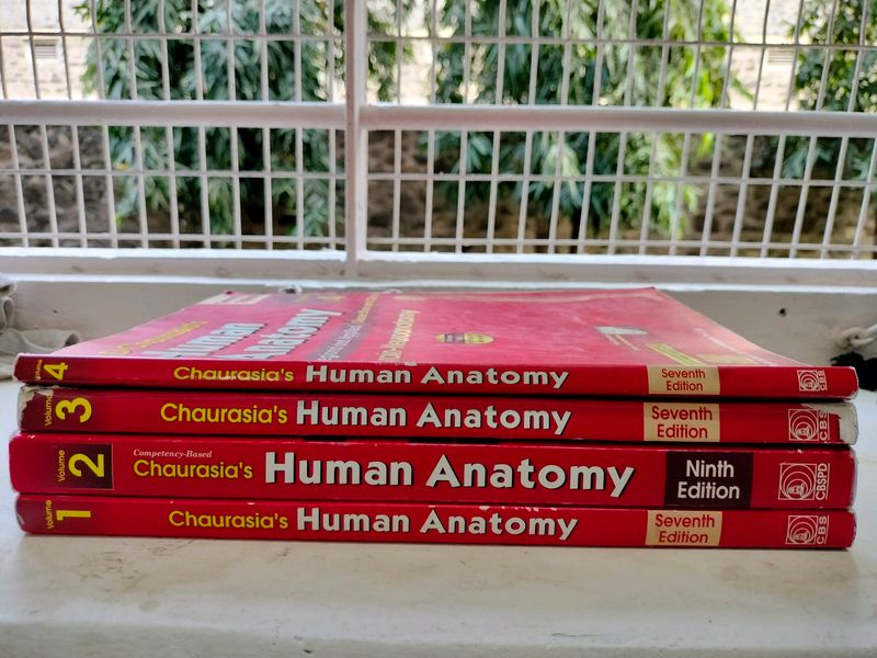 BD CHAURASIA anatomy Set Of 4 Volumes