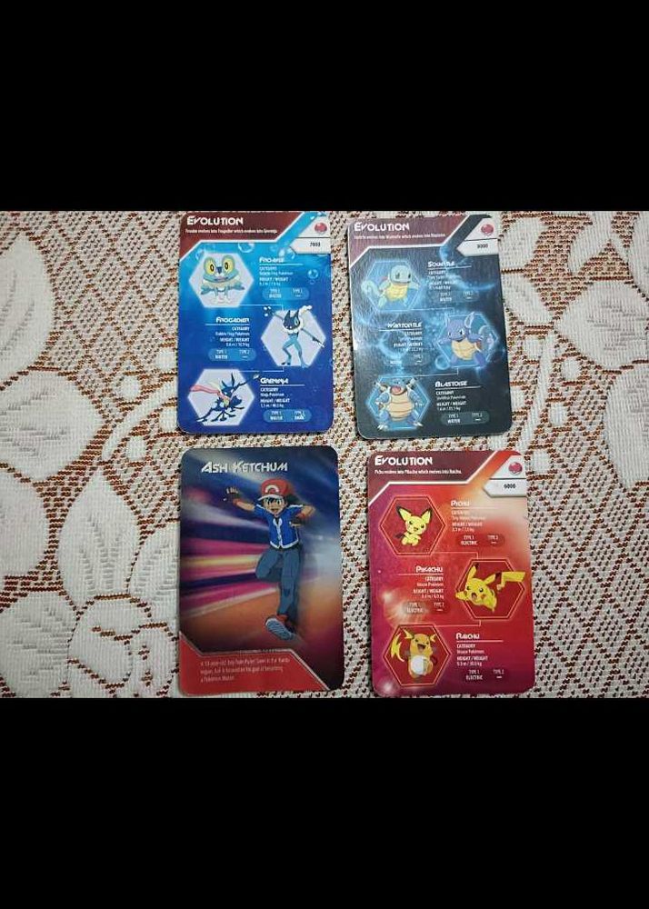 Pokemon Evolution Cards