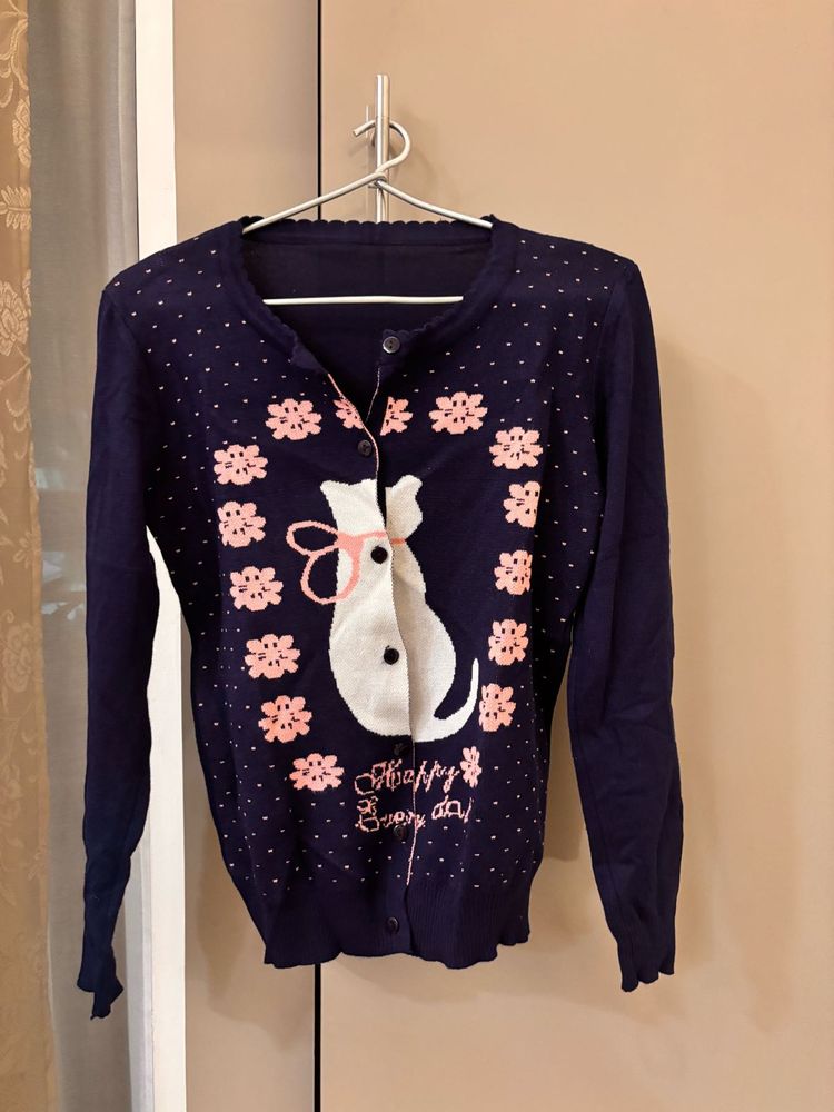 Pinteresty Button Cardigan