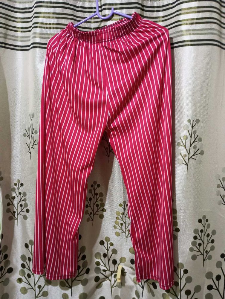 2 New Pink Striped Lounge Pants