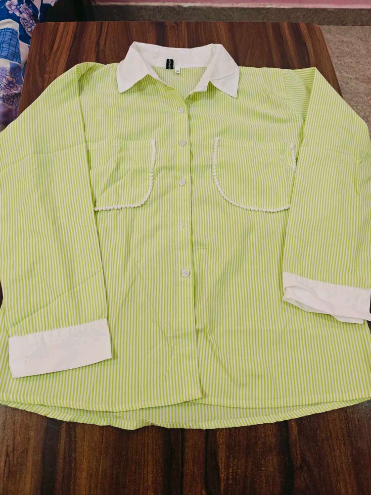 Striped Green Shirt