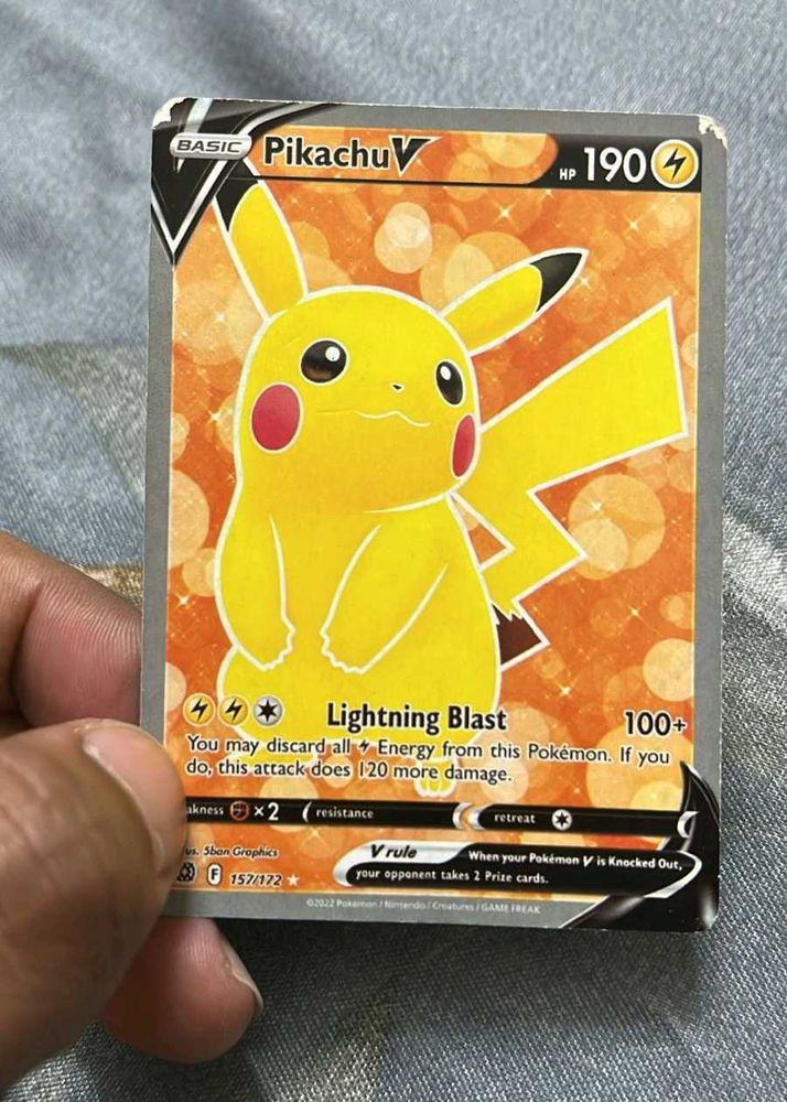 ⚡Pikachu – Lightning Blast Power Card - Pokemon⚡